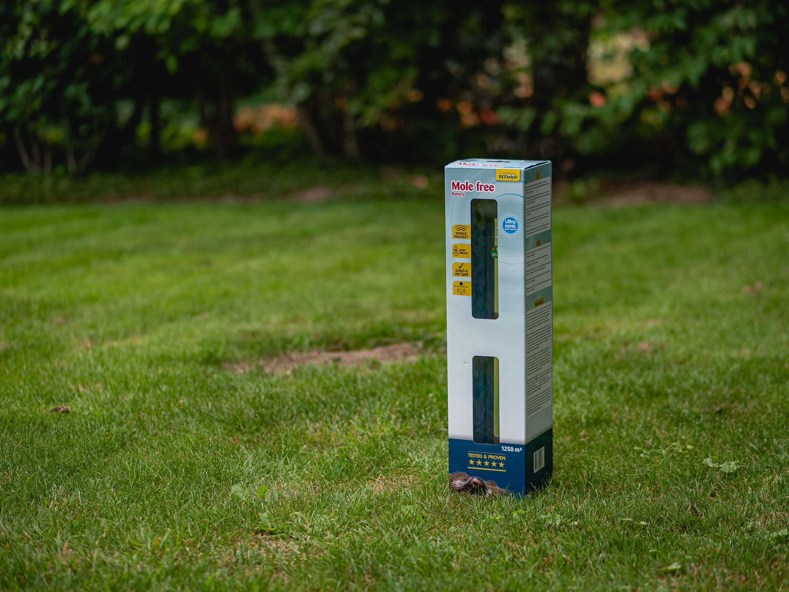 Weer mollen uit de tuin
