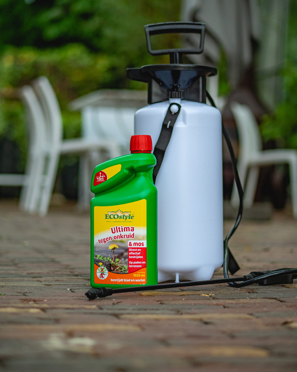 Snelle en effectieve werking, voor een schoon en mooi terras